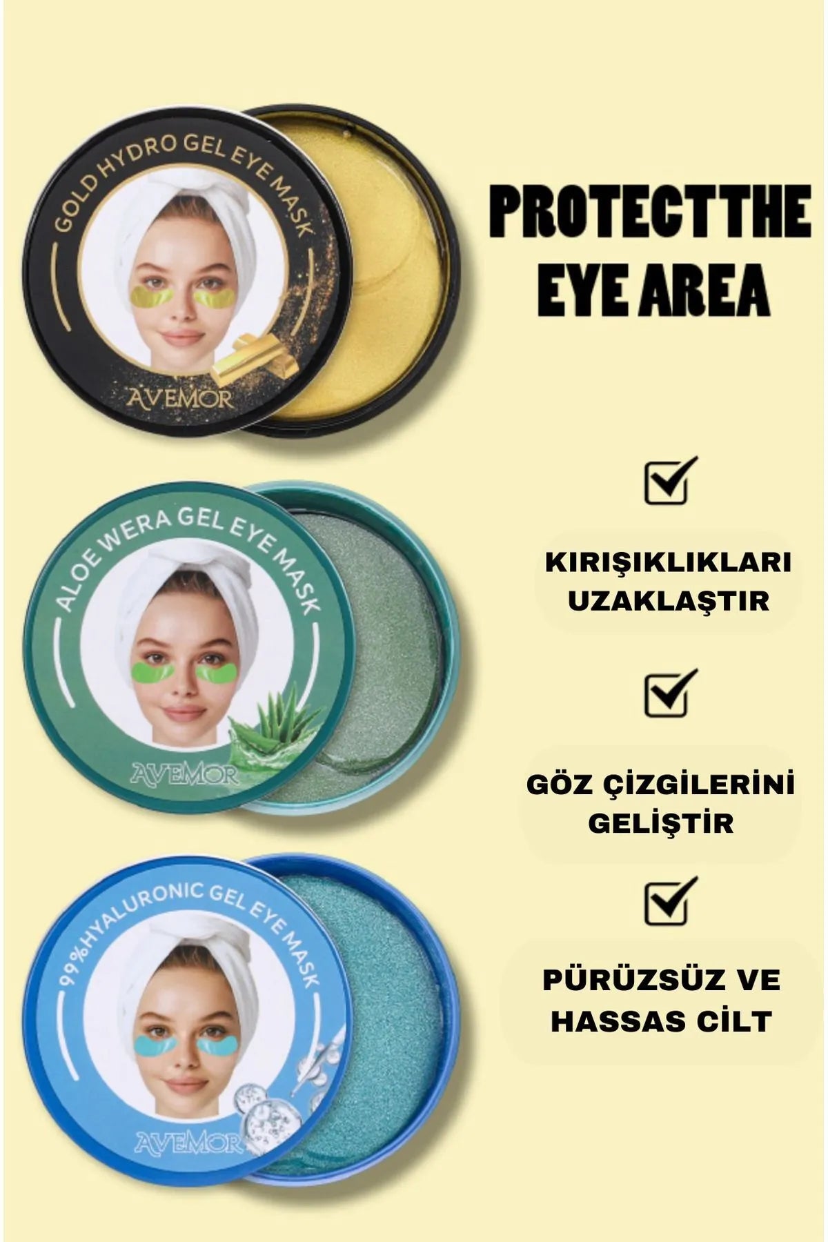 60 Adet Göz Altı Aydınlatıcı, Sıkılaştırıcı Ve Onarıcı Maske 1.4gr*60 Adet